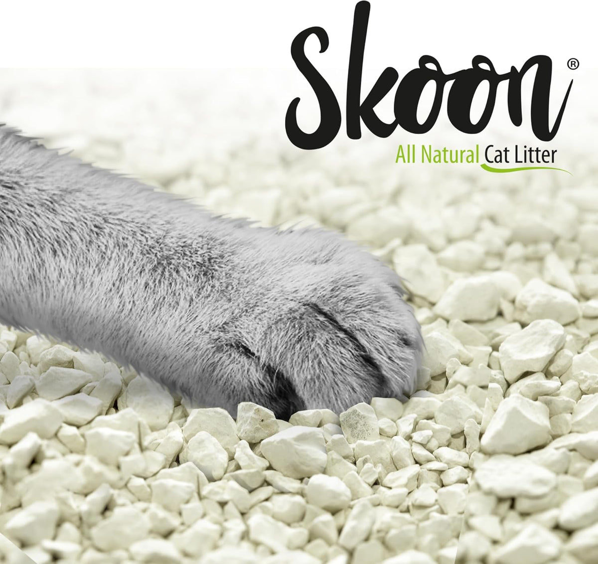 Skoon Cat Litter Pooper Skooper (2 Pack) - Wide Opening, Non-Clumping Litter Box Sifter Removes