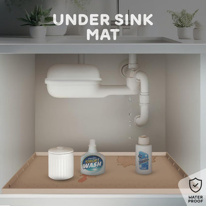 32x24x1” XL Dog Food Mat - All Purpose Under Sink Liner, Washer and Dryer Covers for The Top