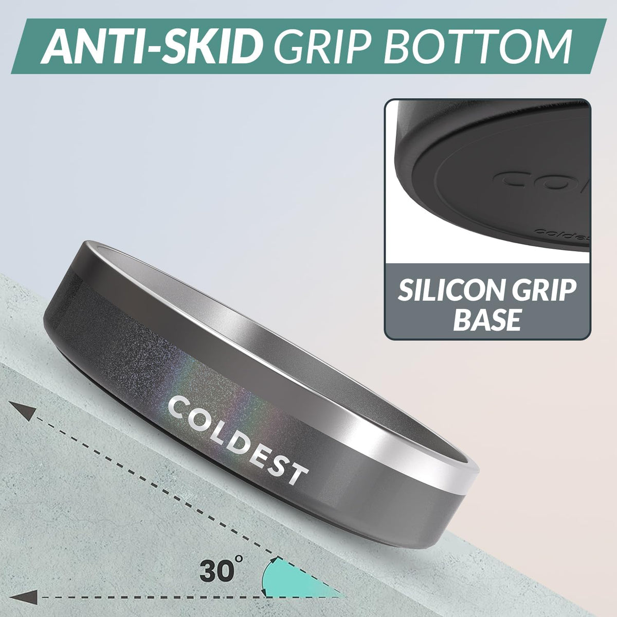 Coldest Dog Bowl - Anti Rust Metal, Non Slip, 3 Layers Insulated Stainless Steel Dog Bowls - Spill