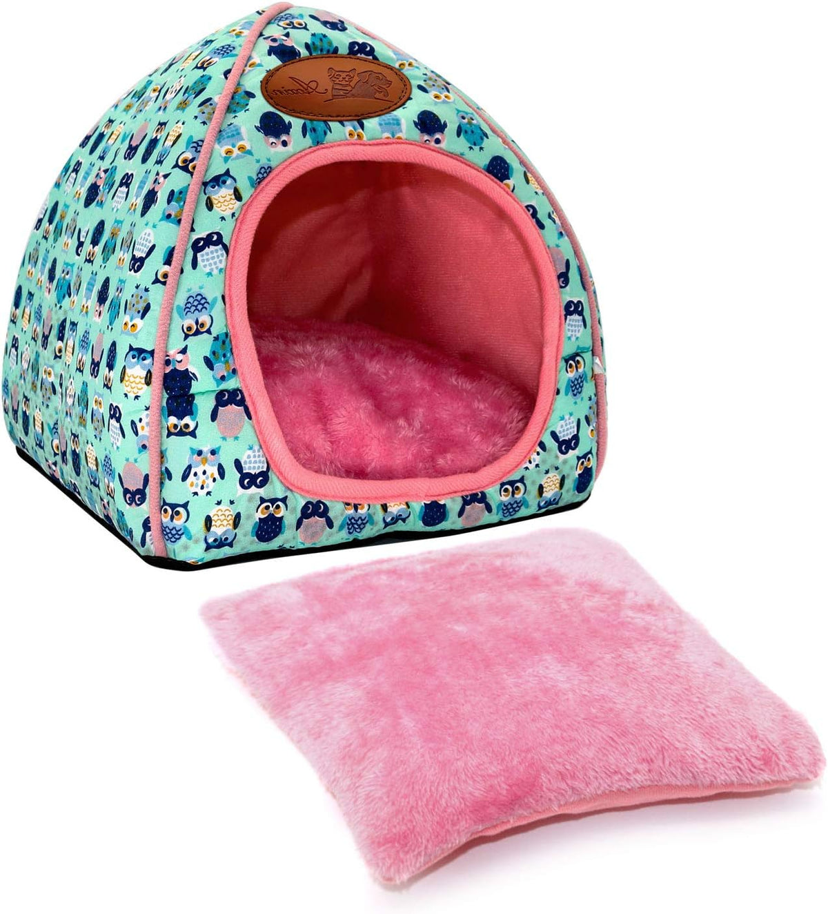 BWOGUE Guinea Pig House Bed Cozy Hamster Cave Large Hideout for Dwarf Rabbits Hedgehog Bearded