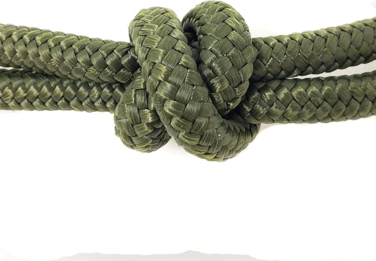 Horse Rope Training Halter - 4 Knot 1/4" Stiff Halter Cord - Used by Famous Trainers Multiple Sizes