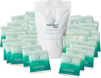 Gallagher's Water 120 Pack All-Natural Patented Equine Hydration Treat - Enhancement Powder Mix