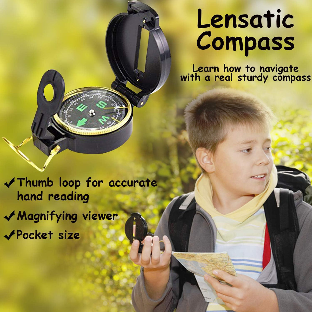 Outdoor Adventure Set for Kids - Camouflage Camping Exploration Toys with Walkie-Talkies - Backyard