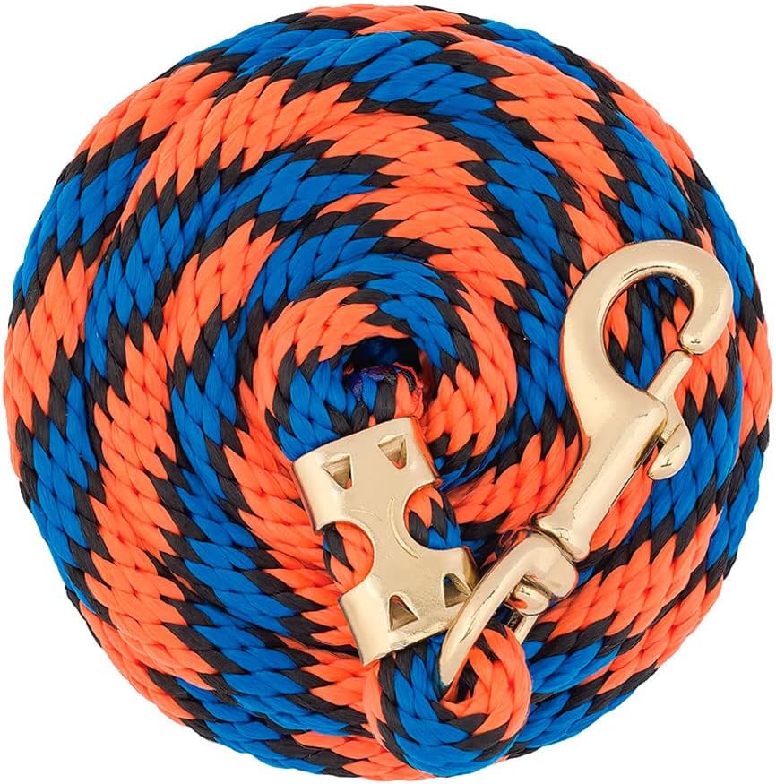 Weaver Equine Performance Lead Rope, Long Horse Lead Rope with Quick Halter Attachment, Soft