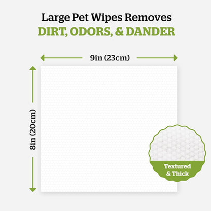 Pogi’s Dog Grooming Wipes – Hypoallergenic Pet Wipes for Paws, Body & Butt – Cleaning & Hydrating