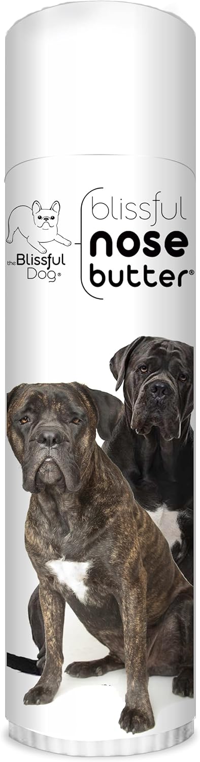 The Blissful Dog Cane Corso Nose Butter for Dry, Cracked Skin, Lick-Safe Dog Nose Balm with