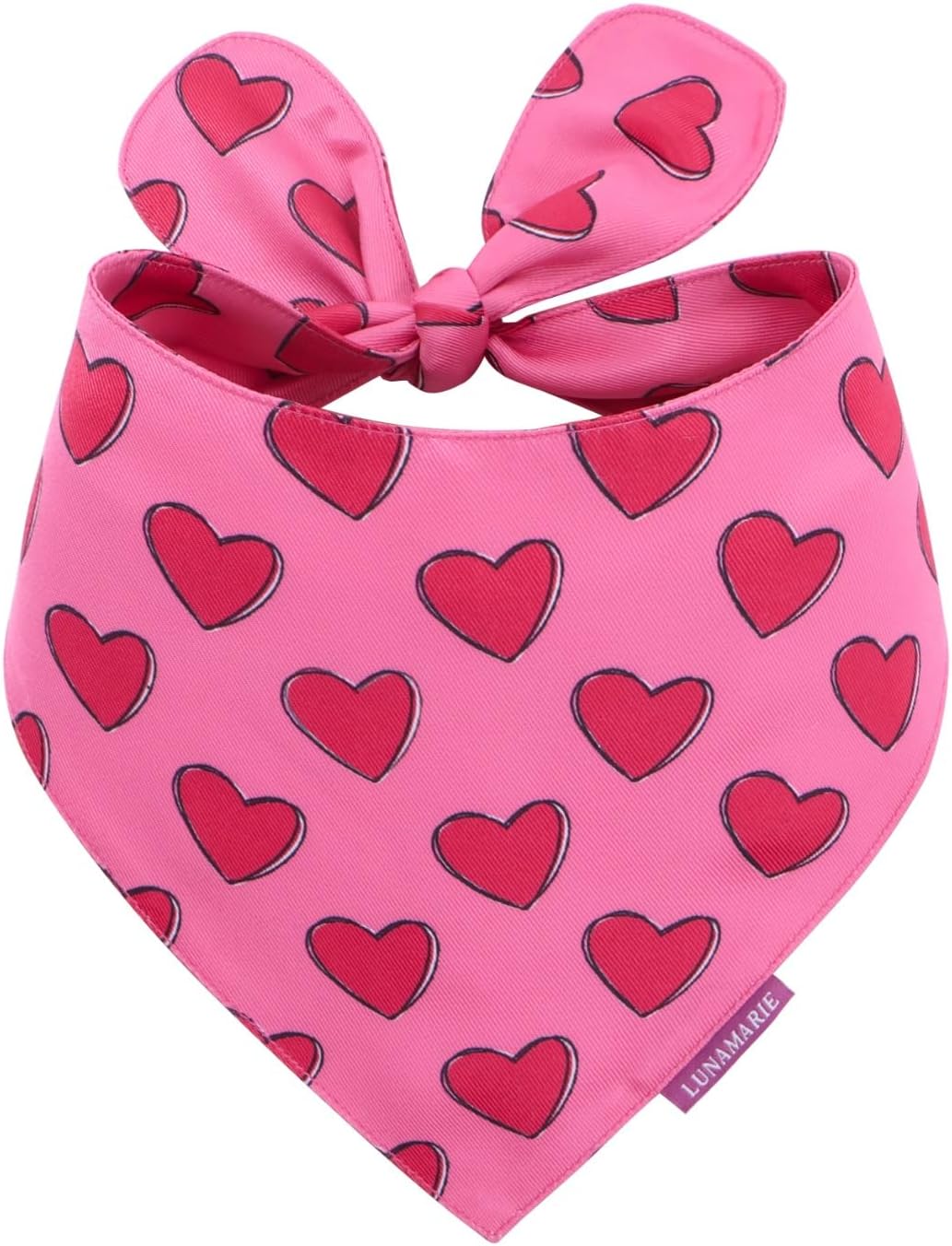 LunaMarie - Luxury Pet Birthday Bandanas -Premium & Silky Poly Fabric | 100% Handmade | Custom