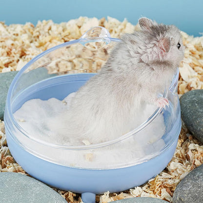 Meow&Woof Hamster Sand Bath Container, Large Sandbox Toilet Gerbil Batheoom, Tiny Chinchilla Dust