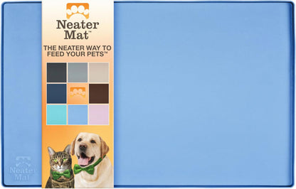 Neater Pet Brands Neater Mat Pet Mats for Food and Water, Cat & Dog Bowl Mat Waterproof Silicone