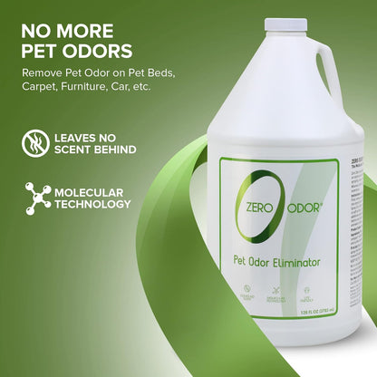 Zero Odor - Pet Odor Eliminator for strong odor, Eliminate Air & Surface Odors – Patented Molecular