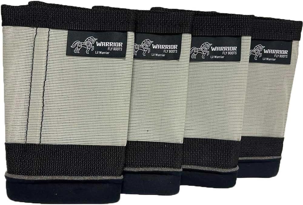 Warrior Fly Boots for Horses - Breathable Mesh Horse Boots for Fly Protection & Leg Comfort - Set