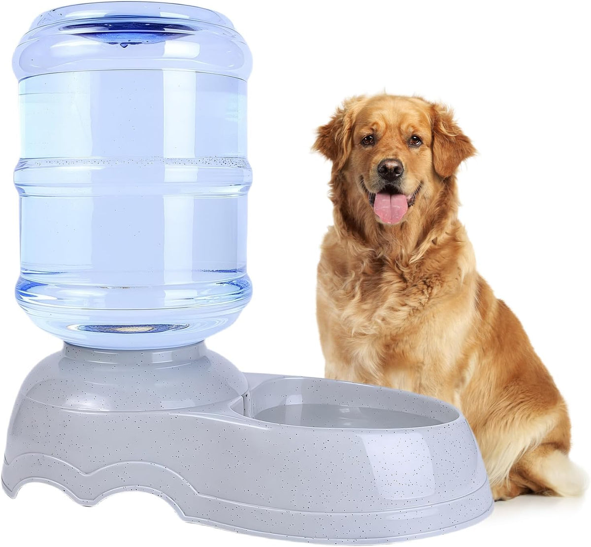 Large Dog Water Bowl Dispenser,3 Gallon/11L Gravity Automatic Pet Water Dispenser,Gravity Water