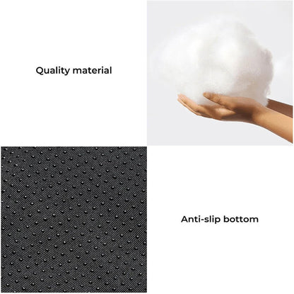 FUNNY FUZZY Pet Fluffy Fuzzy Calming Dog Couch Bed Sofa Protector Washable Pets Mat for Large