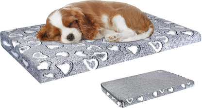 VANKEAN Reversible Cool and Warm Dog Bed Mat for Crates - Stylish Pad With Waterproof Inner Linings