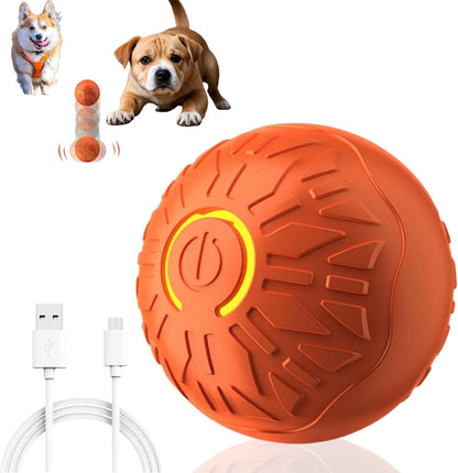 2025 New Interactive Dog Toys Dog Balls,Durable Motion Activated Automatic Rolling Ball Toys