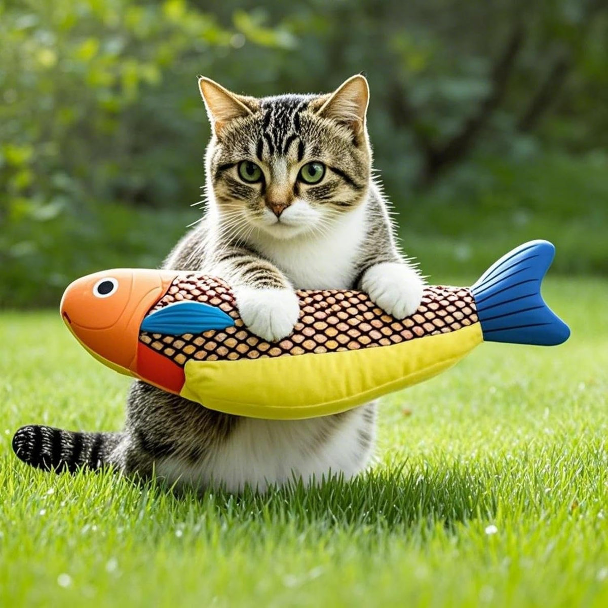 Cat Toys for Bored Indoor Adult Cats - Catnip Toys for Mental Stimulation, Interactive & Durable