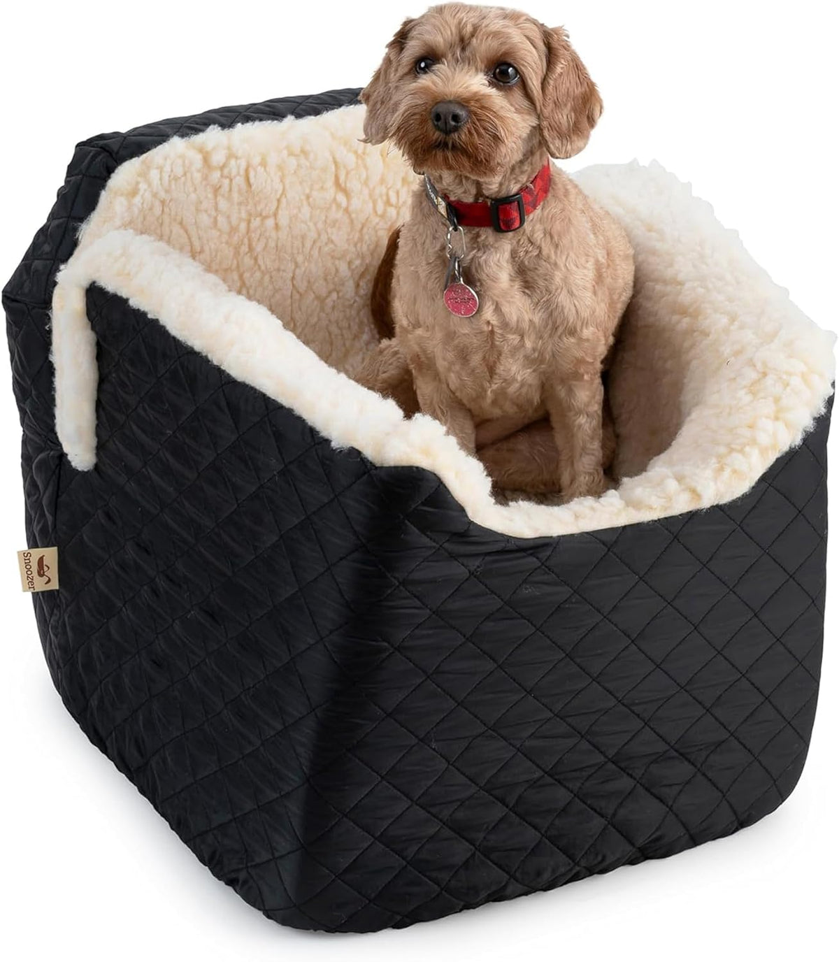 Snoozer Lookout I Car Seat - Dog Car Seats for Small Dogs, Puppy Booster Bed for Small Sized Pets