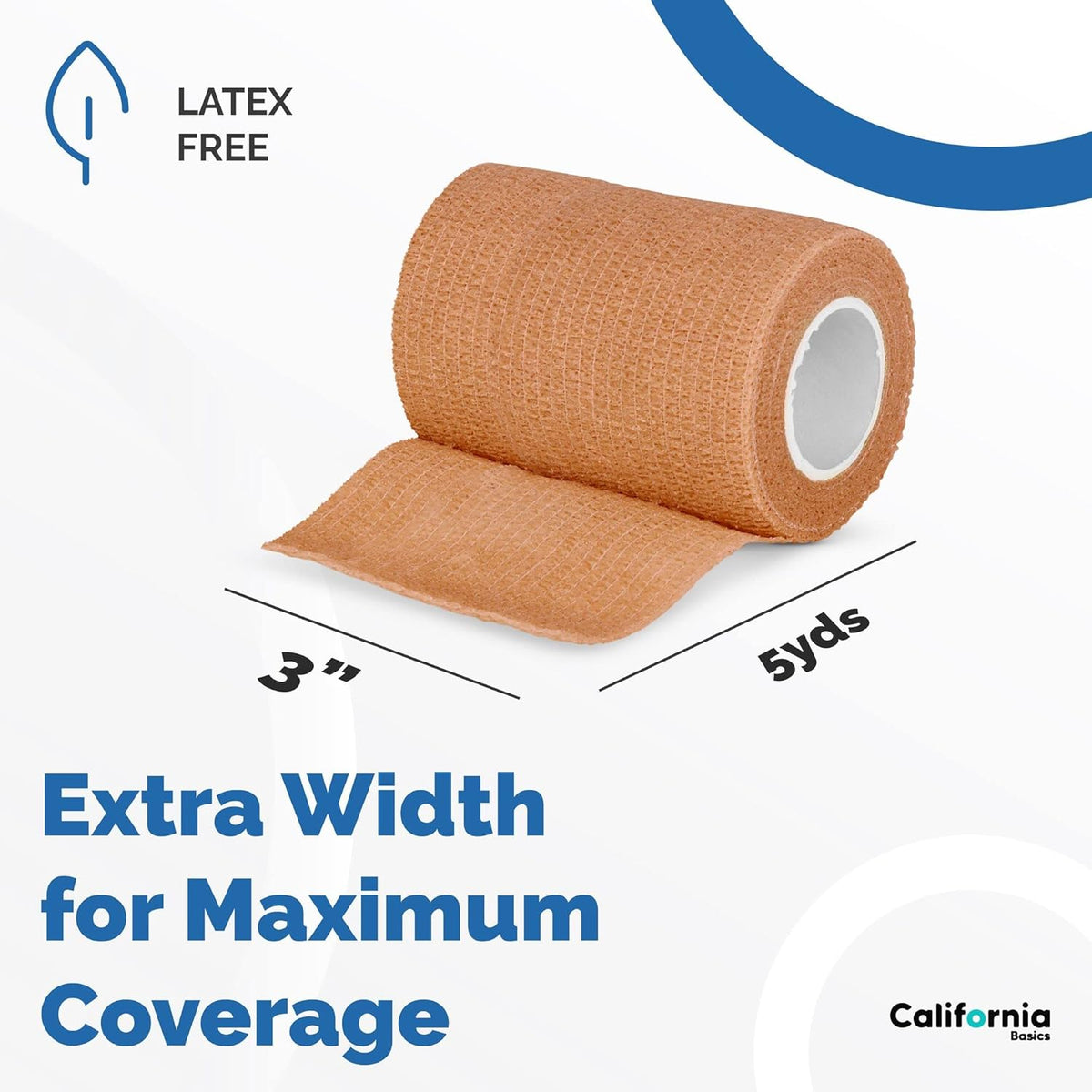 Self-Adhesive Bandage Wrap - Suitable for All Sports - Breathable Athletic Tape for Wrists - Knee
