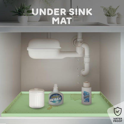 32x24x1” XL Dog Food Mat - All Purpose Under Sink Liner, Washer and Dryer Covers for The Top
