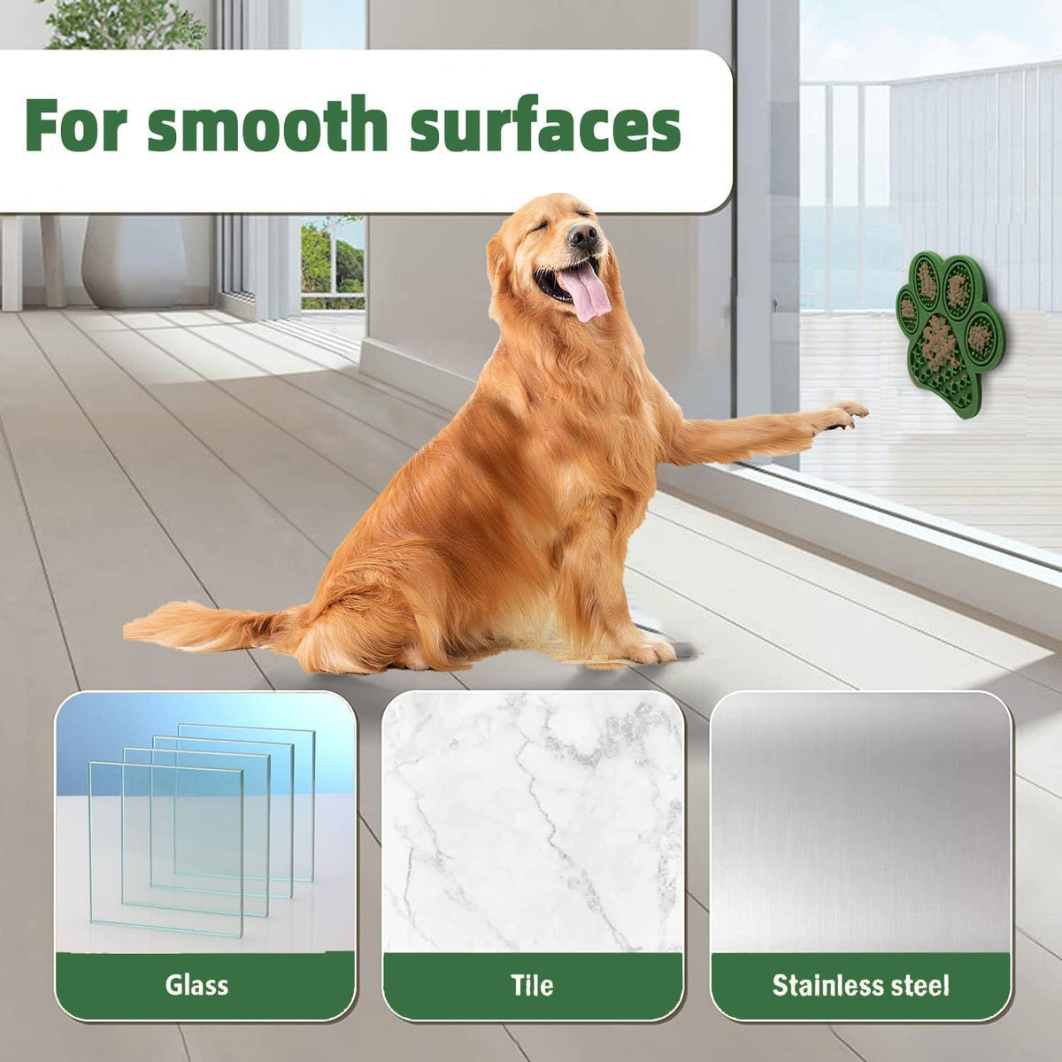 Lick Mat for Dogs and Cats, Premium Lick Pad with Suction Cups,Dog Slow Feeder Dowl Mat for Bathing