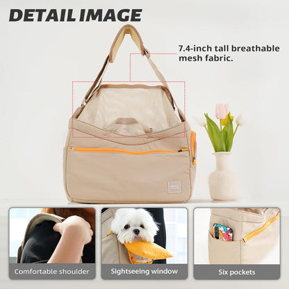 Soft and Comfortable Pet Carrier and Business Backpack with Strong Support - Ideal for Business