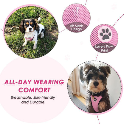 Lukovee Dog Seat Belt for Car, Adjustable Dog Car Harness for Large Medium Small Dogs, Soft Padded