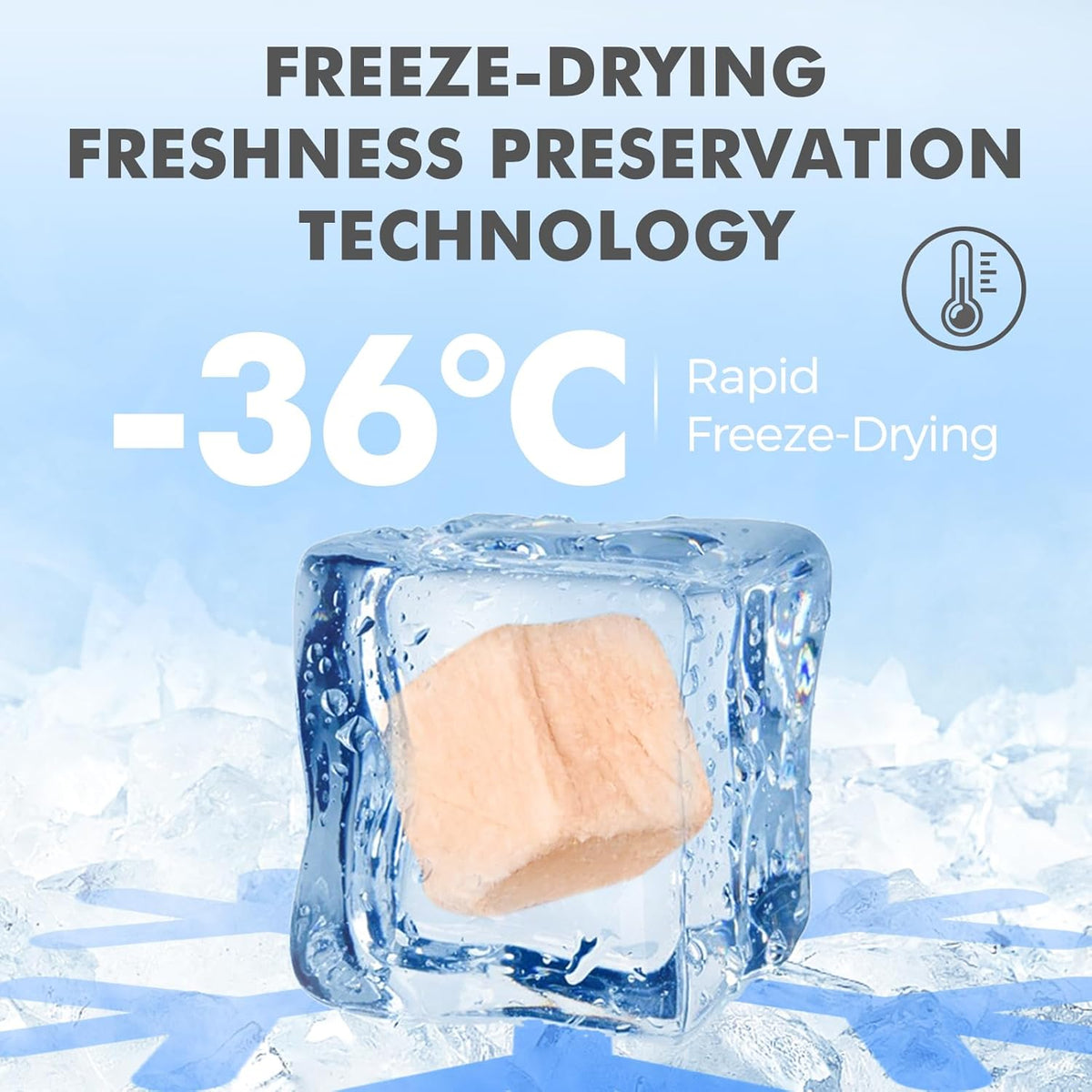 Freeze Dried Cats & Dogs Raw Treats, All Natural Single Ingredient Chicken Breast, High Protein