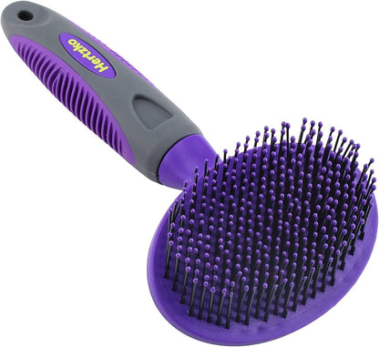Hertzko Dog Brush - Soft Pin Bristle Pet Brush for Dogs and Cats - Remove Fur, Loose Hair - Comb