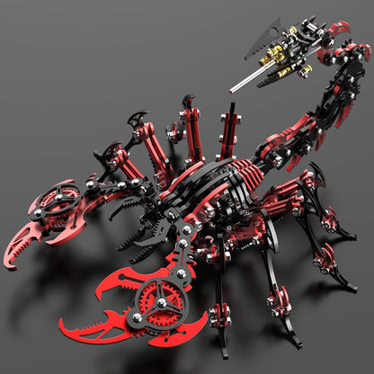 Scorpion 3D Metal Puzzles Kits for Adults Teens – 454 Pcs – Mechanical Assembly Models – 4 Hours to