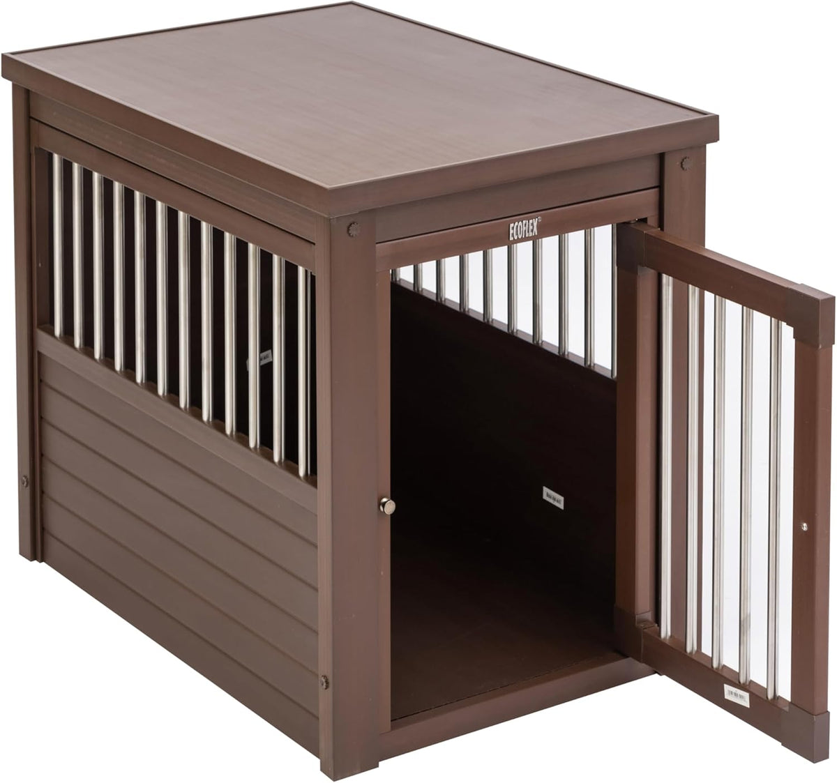 New Age Pet ECOFLEX Dog Crate End Table - Furniture-Style Pet Crate for Crate Trained Dogs