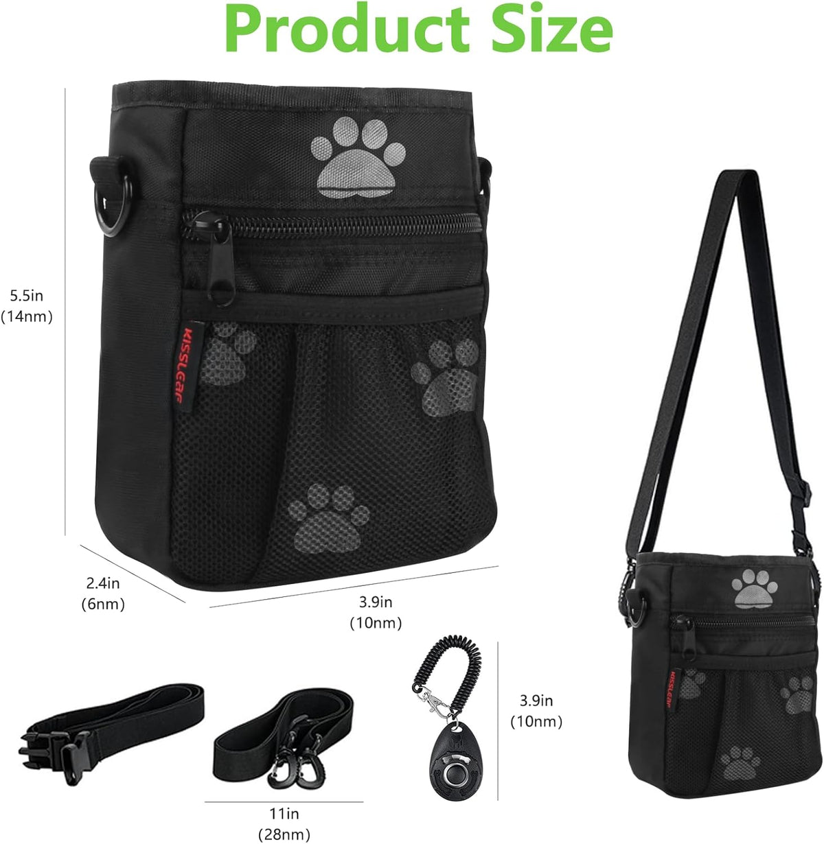 Dog Treat Pouches for Pet Training, Treat Pouches for Pet Training,Large Dog Treat Training Pouch