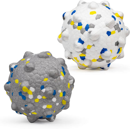 Dog Tennis Balls for Aggressive Chewers, Indestructible Durable Bouncy Interactive Toy for Dogs