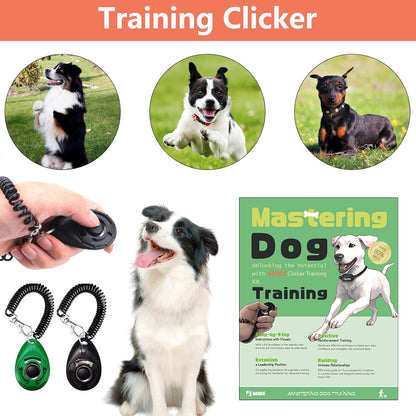 BARKIE Dog Training Kit - Treat Pouch, Pet Training Fanny Pack, 2 Puppy Training Clickers