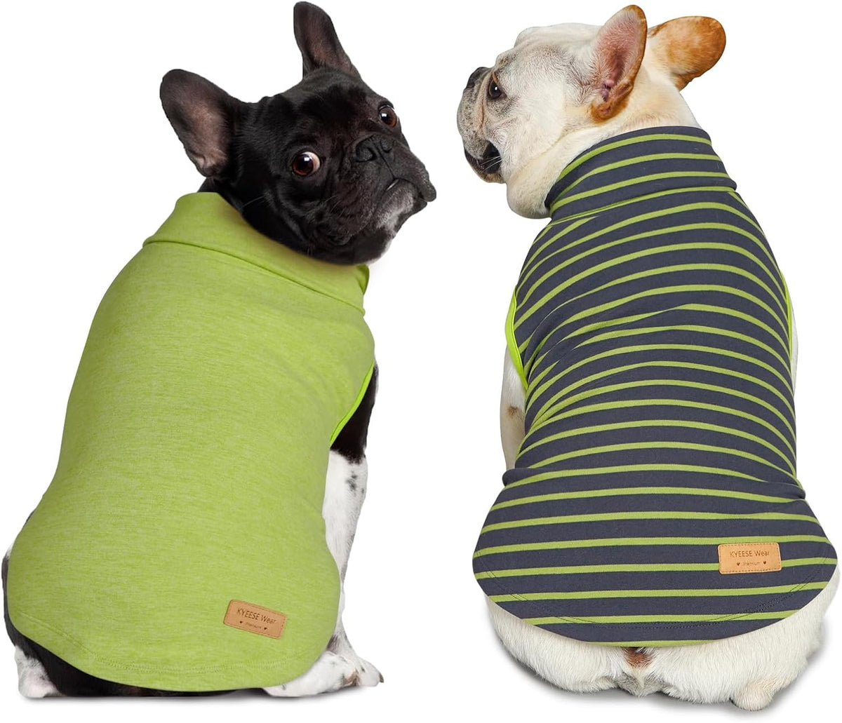 KYEESE 2Pack Dog Sweater Soft Pet Sweatshirt PulloverDog Sweaters for Small Dogs Male Warm Pet