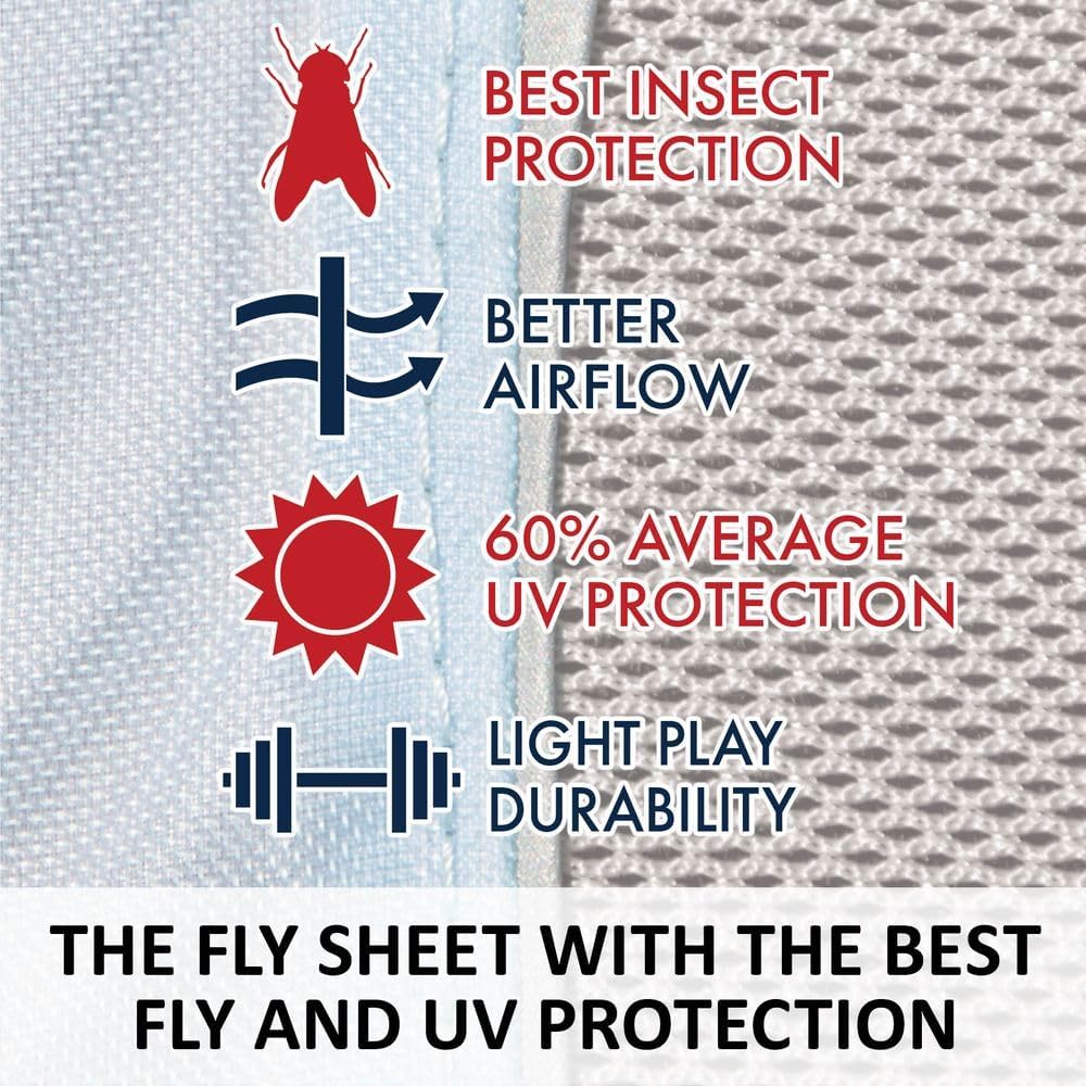 Schneiders Adjusta-Fit Mosquito Mesh Hybrid II Horse Fly Sheets | Ultimate Insect & UV Protection