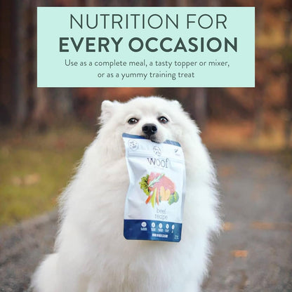 Woof - Air Dried Dog Food, Toppers for Dry Food, High Protein, Natural Dog Food, Limited Ingredient