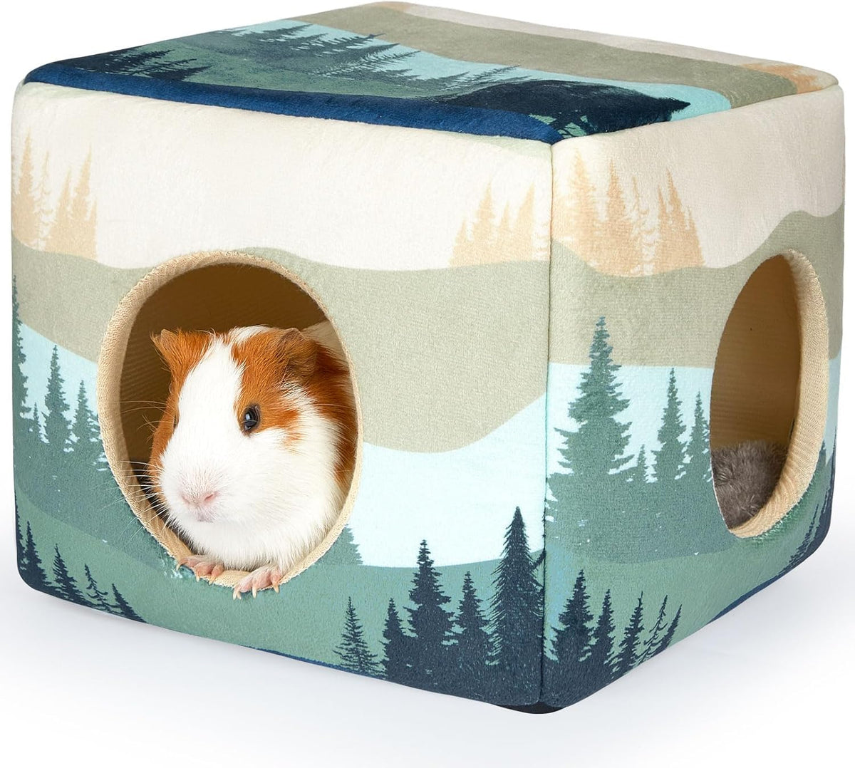 Bienbee Guinea Pig Hideout, Washable Guinea Pigs House Cozy Guinea Pigs Bed for Small Pet