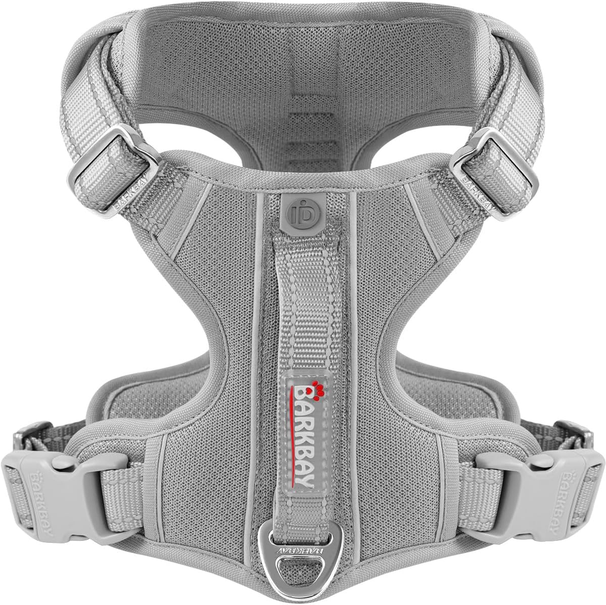 BARKBAY Dog Harness No Pull with ID Tag Pocket - Heavy Duty, Reflective, Easy Control for Large