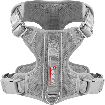 BARKBAY Dog Harness No Pull with ID Tag Pocket - Heavy Duty, Reflective, Easy Control for Large