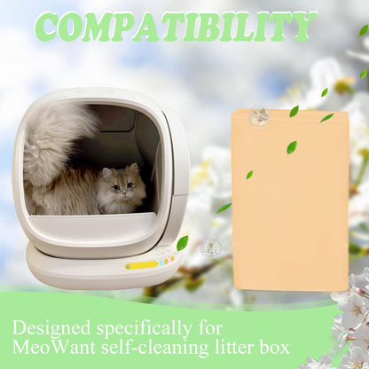 NewKe 10 Pack Pet Odor Eliminator for Meowant Self-Cleaning Cat Litter Box, Cat Litter Deodorizer