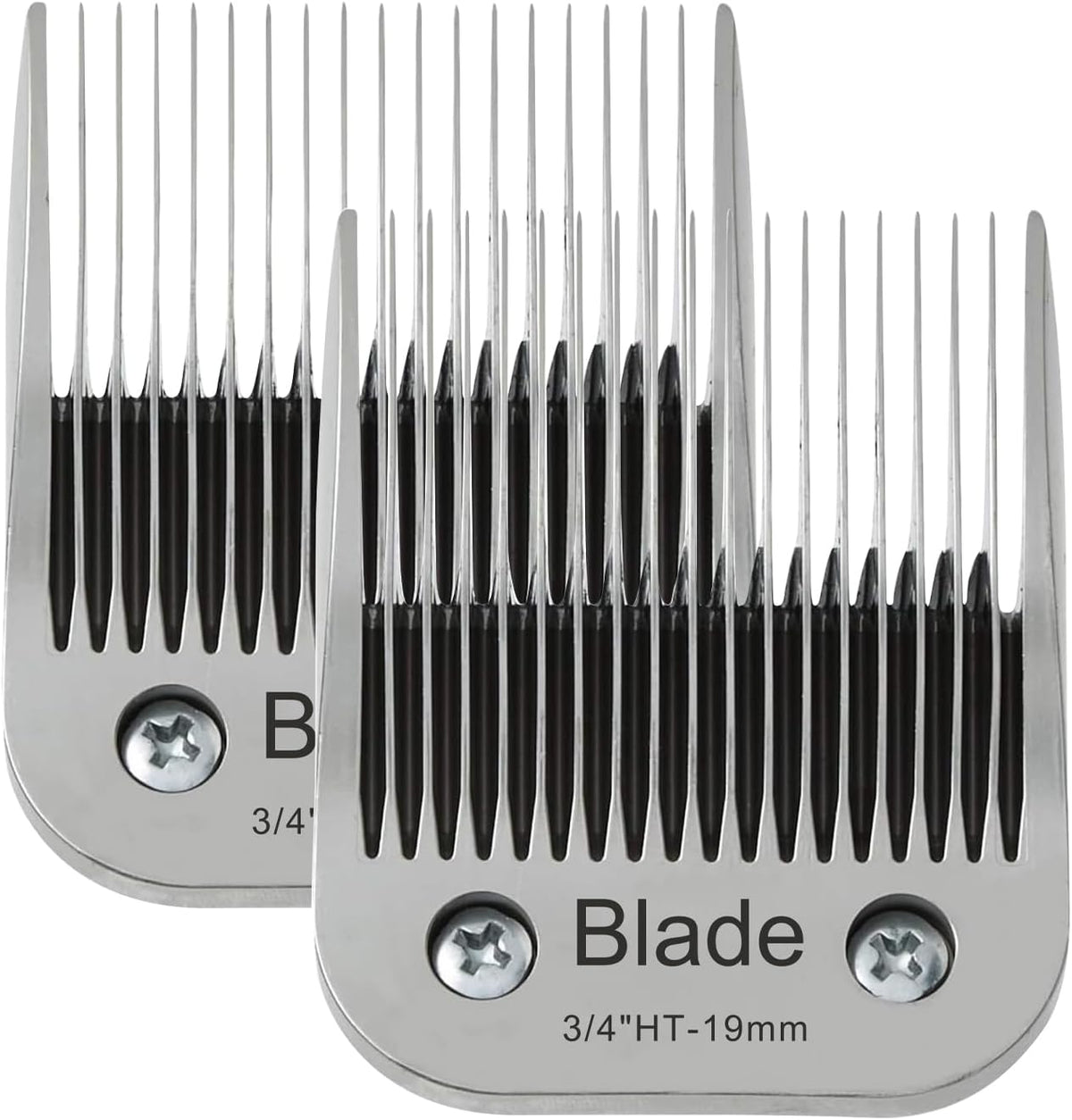 2PCS 3/4" HT Dog Grooming Replacement Blades Compatible with Andis Dog Clippers,Dog Clipper Blades