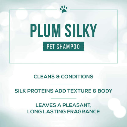Nature's Specialties Plum Silky Ultra Concentrated Dog Shampoo Conditioner, Makes up to 6 Gallons