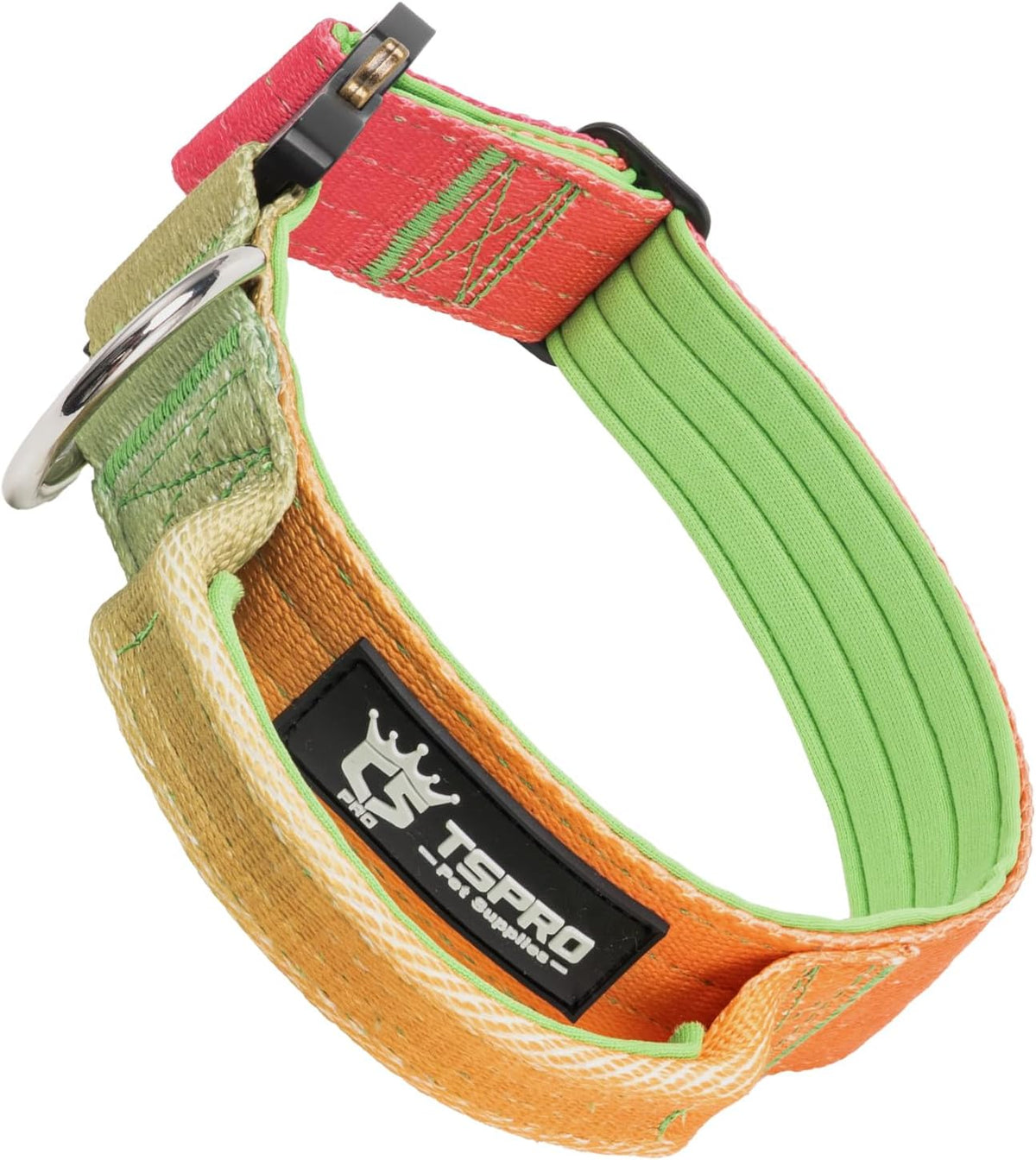 TSPRO Premium Dog Collars Tactical Dog Collar with Handle and Heavy Duty Quick-Release Metal Buckle