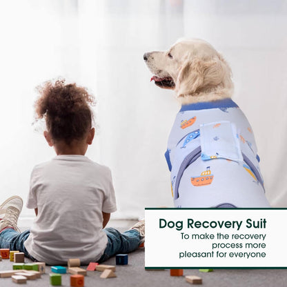 Kuoser Recovery Suit for Dogs Cats After Surgery, Professional Pet Recovery Shirt Dog Abdominal