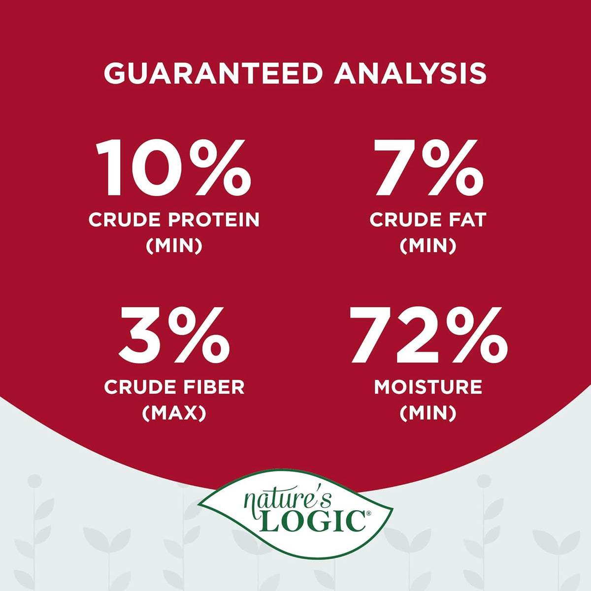 Nature's Logic Wet Can Cat Food - Feline Beef Feast 95% Animal Ingredients - No Synthetic Vitamins