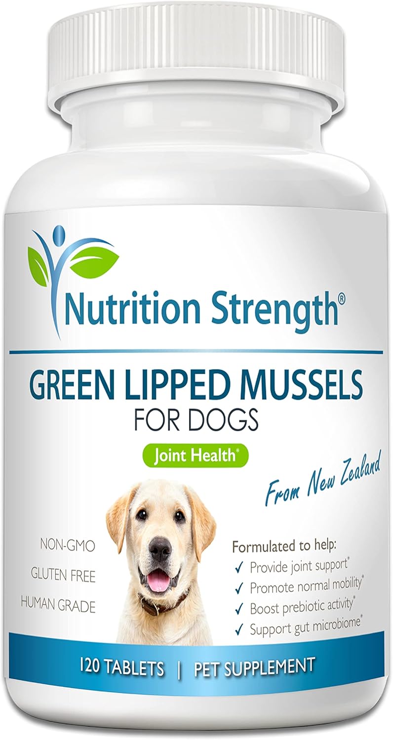Green Lipped Mussels for Dogs for Joint Support & Inflammatory Relief, Promote Normal Mobility &
