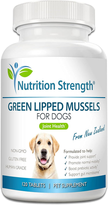 Green Lipped Mussels for Dogs for Joint Support & Inflammatory Relief, Promote Normal Mobility &
