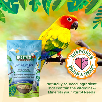 Parrot Food - Parakeet - Cockatiel - Cooks in 3-15 min w/Natural & Organic Grains - Legumes