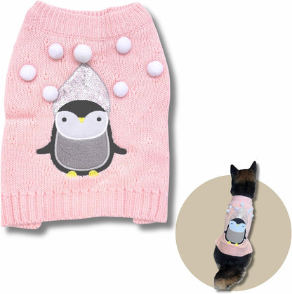 Cute Sweater for Dogs and Cats Soft Flannel Pet Outfit Warm and Cozy Animal Hoodie Small to Large