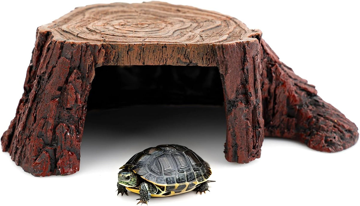 Aquarium Tank Accessories, Safe & Comfortable Hide, Reptile Hideout, Tortoises, Lizards, Hamster